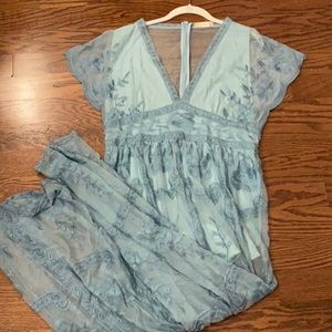 Baby Blue floor length dress